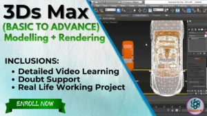 3Ds Max course for professional architectural 3D modelling and visualization