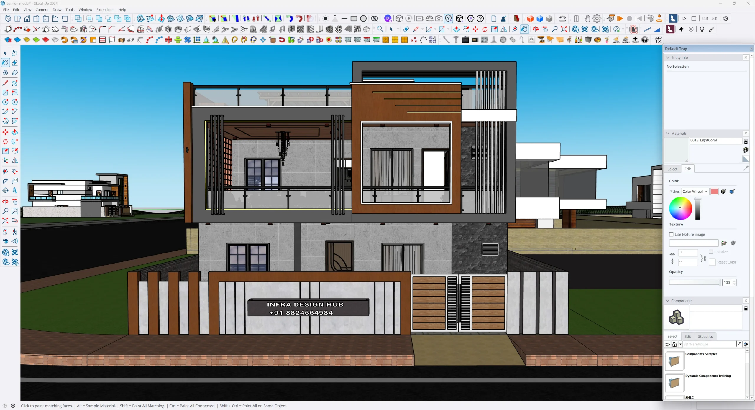 45x50 House 3D Model - Image 2