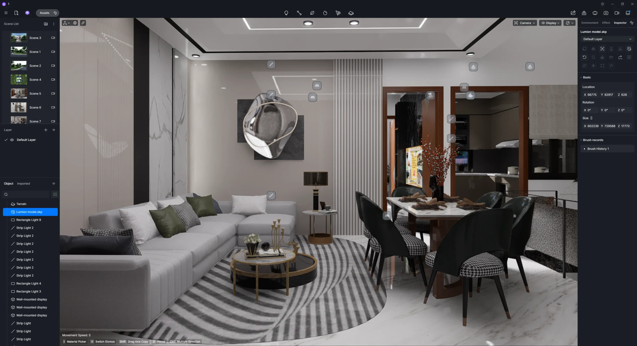 25x50 House 3D Model - Image 3