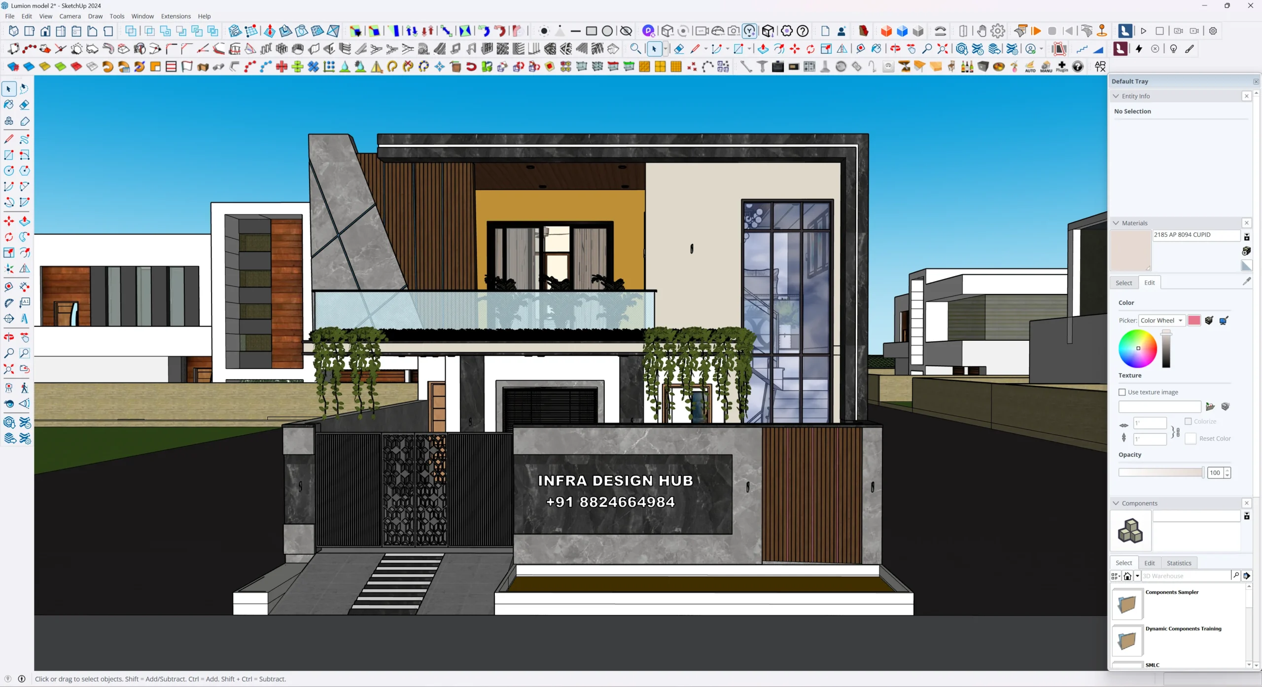 30x50 House 3D Model - Image 2