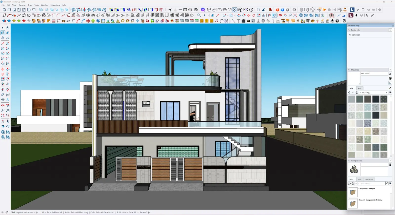40x50 House 3D Model - Image 2